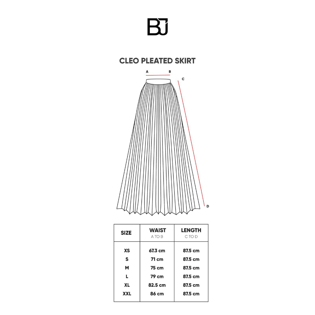 CLEO PLEATED SKIRT - BENANG JARUM