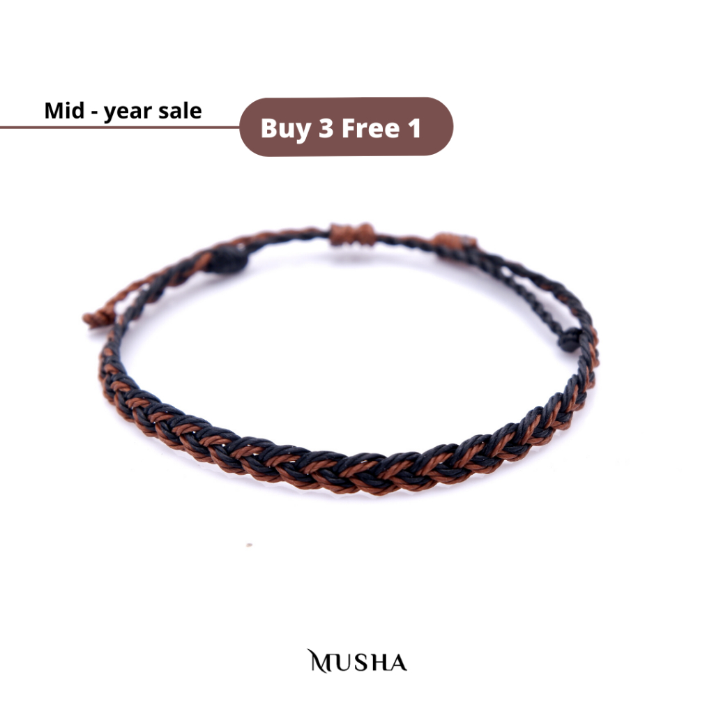 Musha Water-Repellent Bracelet - Earth | Gelang Tali Gelang Pria Gelang Wanita