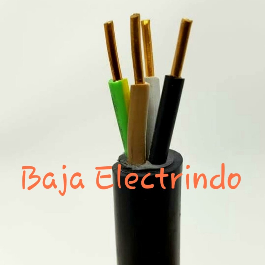 Kabel Tufur NYY 4x10mm KABELINDO/ 4 BESAR per 5 Meter NYY 4x10 mm METAL/LINDO
