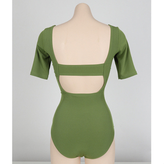 GO!BJR1152 Baju Renang Swimsuit Bikini Wanita Big Size One Piece Model Lengan Pendek Fashion