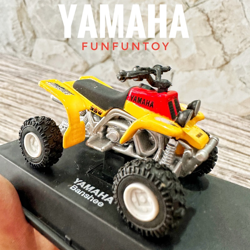 miniatur motor ATV yamaha honda skala 1:32 motor pajangan