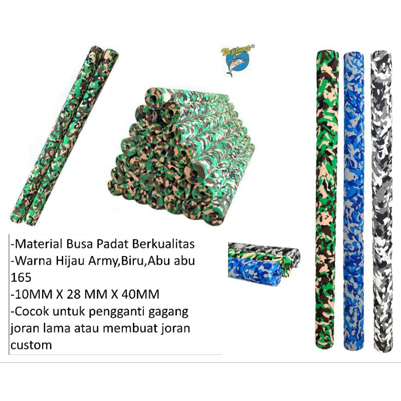 gabus busa gagang joran doreng 50cm