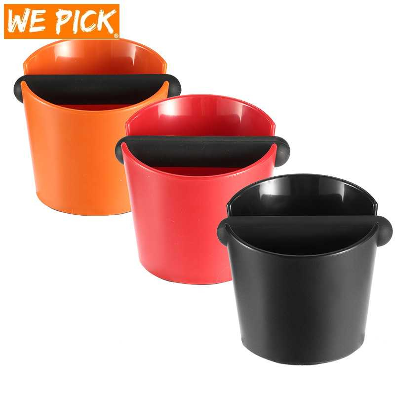 One Two Cups Wadah Ampas Kopi Espresso Knock Box Container Portable Kapasitas Besar Material Plastik PC Berkualitas