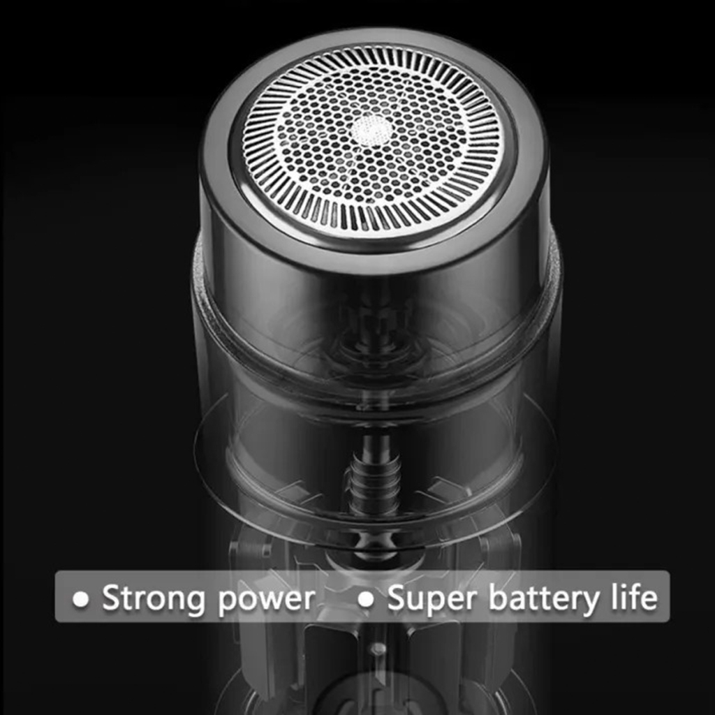 Alat Cukur Mini Jenggot Kumis Elektrik Portable Dapat Di Cas - Alat Cukur Jenggot / Kumis Elektrik Micro Usb Charge - Electric Mustache Beard Trimmer - Bentuk Tabung