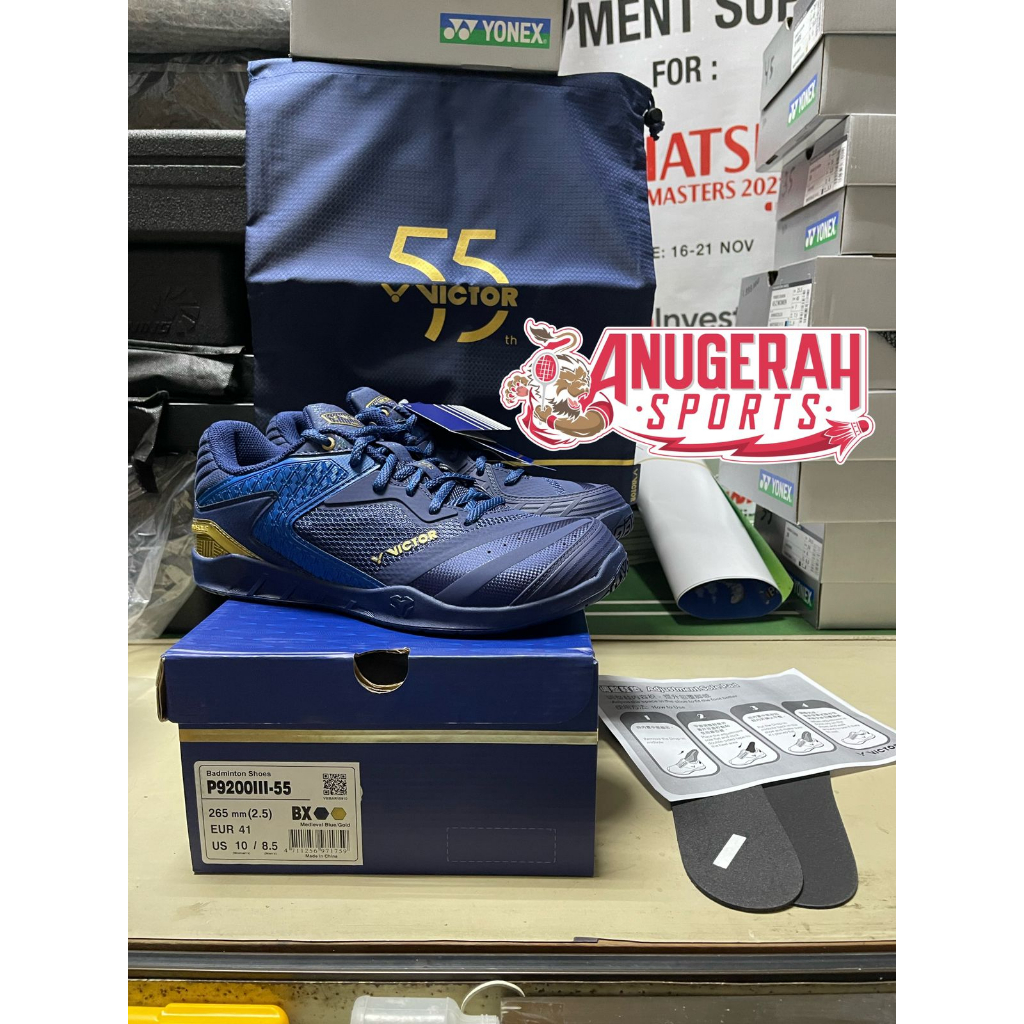 Sepatu Badminton VICTOR 55 TH Anniversary P9200III-55 BX / P 9200 III - 55 BX ORIGINAL