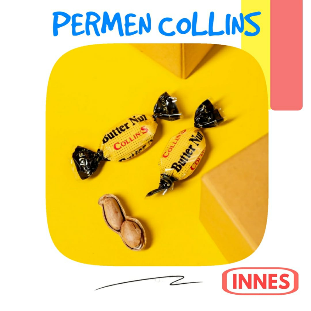 

Permen Kacang Collins Butter Nut 100 Pcs / Collin Butternut Candy