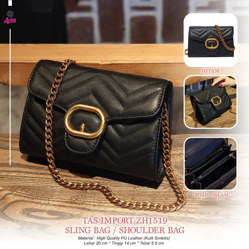 Tas Import ZH1519 Sling Bag Korea