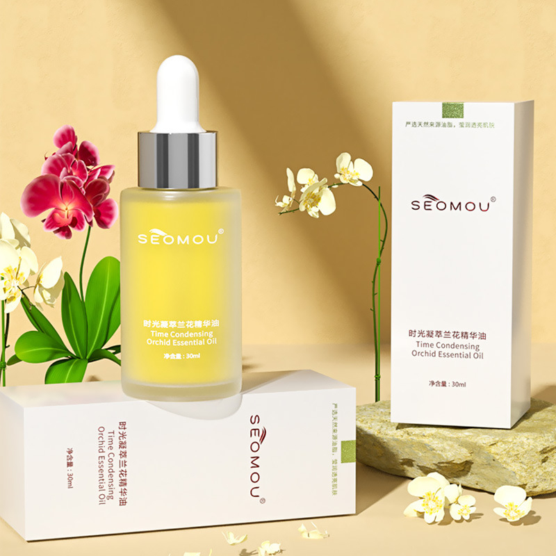 30ml Orchid Essence Oil Whitening And Freckle Removal Time Condensation Oil Moisturiz Orchid Hydrating Oil Dissolving Essence