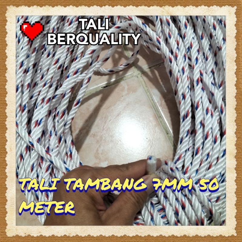 

TALITAMBANG/TALI TAMBANG 7MM/TALIT AMBAN 50METER