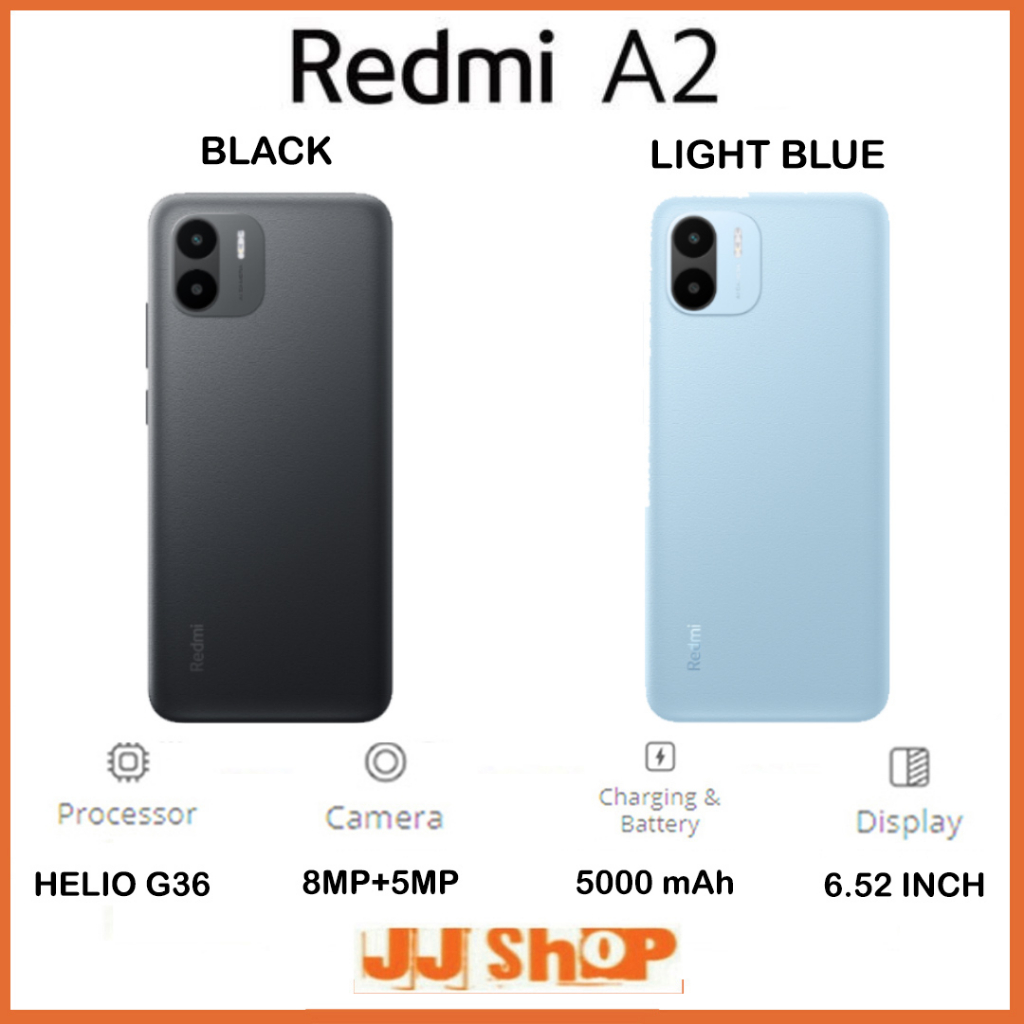 XIAOMI REDMI A2 3/64 3/32 GB RAM 3GB ROM 64GB 32GB GARANSI RESMI