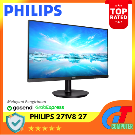 Monitor LED Philips 272V8 27&quot; IPS 1080p 75hz 250cdm VGA HDMI VESA