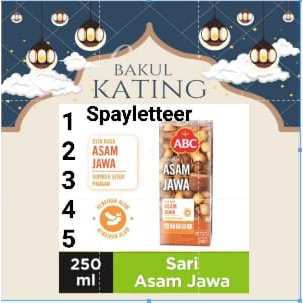 

abc minuman rasa sari asam jawa kemasan 250ml