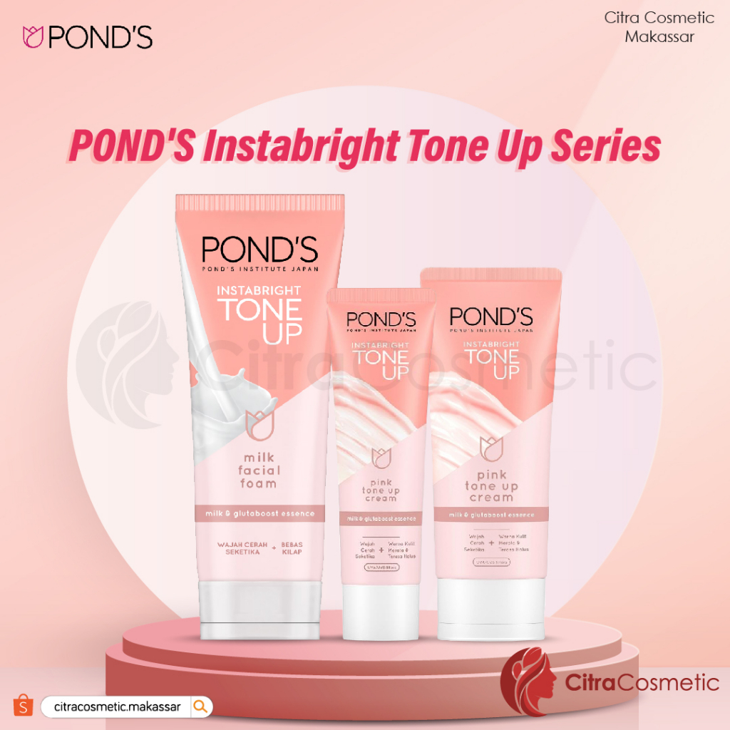 Ponds White Beauty Tone Up Milk Series | Facial Cleanser Foam | Cream