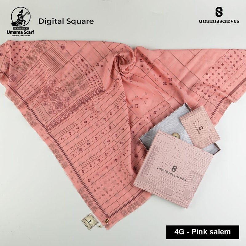 PART 2 SEGIEMPAT UMAMA SCARVES PREMIUM FREE BROOCH / DIGITAL SQUARE