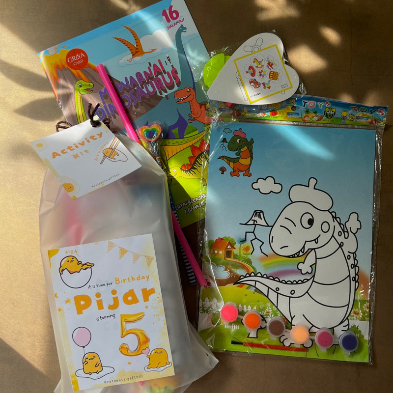 Bingkisan Ulang Tahun Anak Goodie Bag Birthday Anak Kids Birthday Gift Activity Kit DIY Kit
