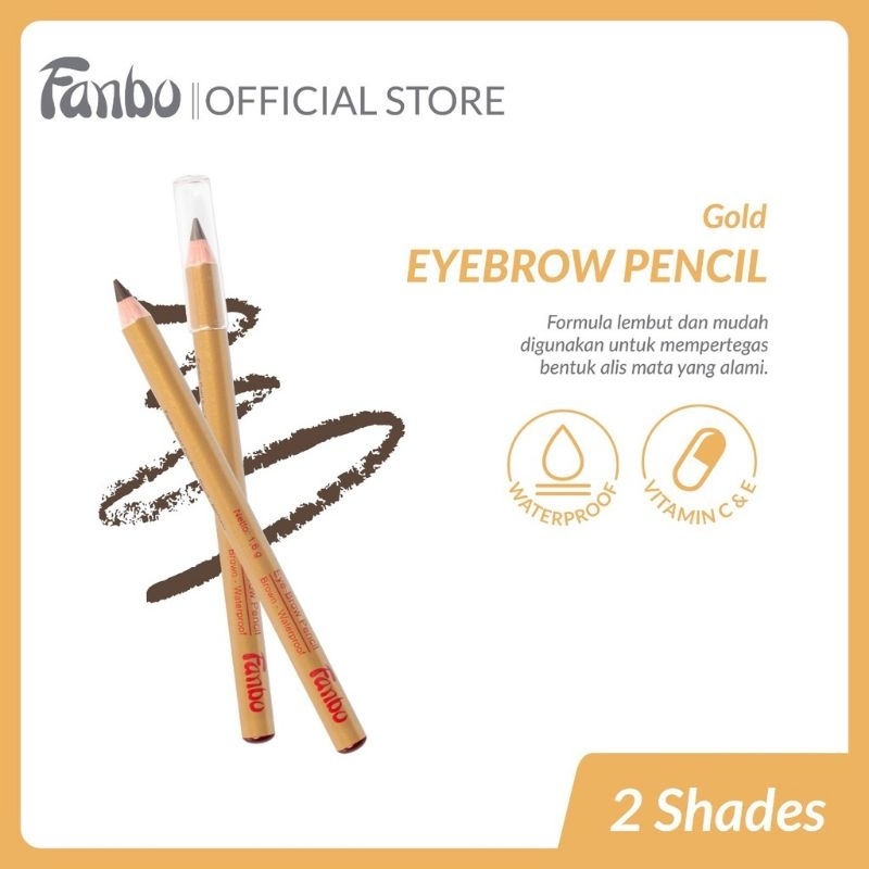 PENSIL ALIS FANBO / EYEBROW FANBO GOLD / PENSIL ALIS