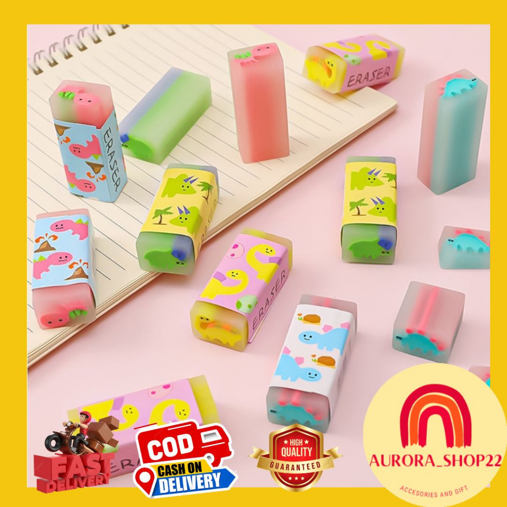 [COD] PENGHAPUS PENSIL MOTIF KARAKTER LUCU CUTE IMPORT