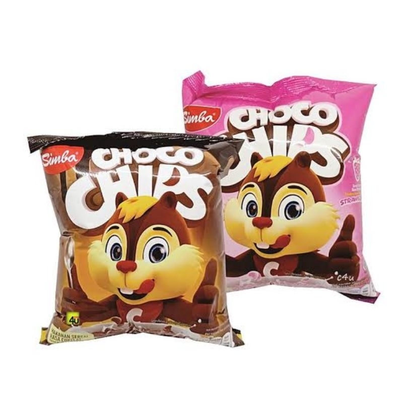 Simba Choco Chips 28 gr 1 pack isi 5 bungkus