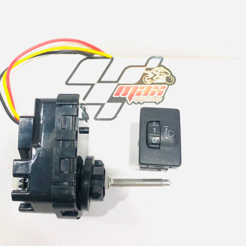 DINAMO LEVELING BILED+SWITCH LEVELING 5 STEP 10 putaran 4 PIN