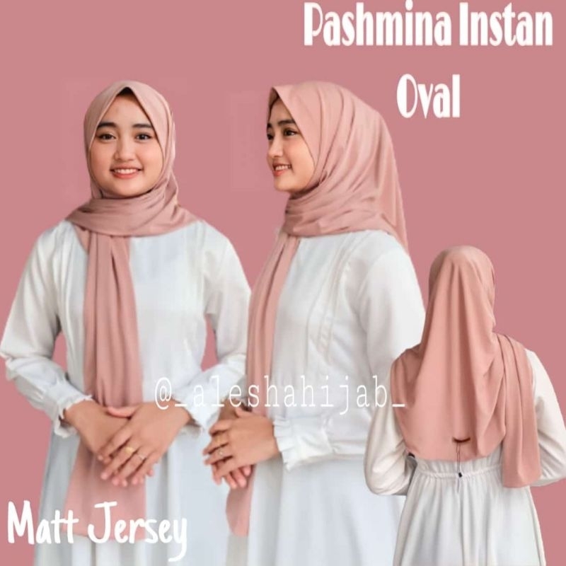 Pashmina Instant Oval by Alesha Hijab