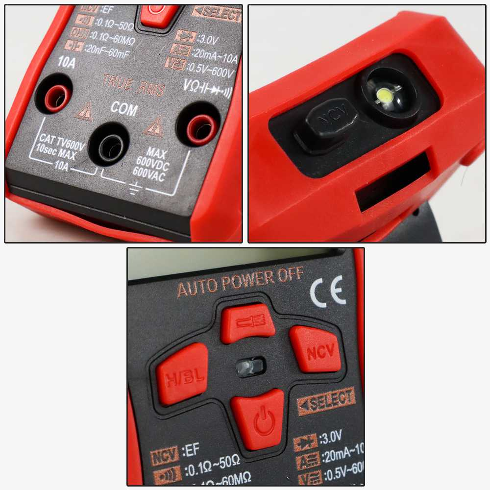 Mini Digital Multimeter AC/DC Voltage Tester - M118A