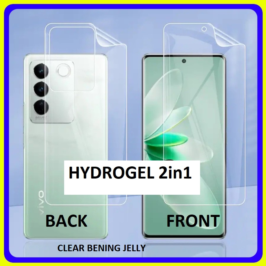 INFINIX ZERO 5G 2023 INFINIX HOT 20i FULLSET 2in1 Anti gores hydrogel clear bening fullbody bagian depan layar dan belakang body anti jamur