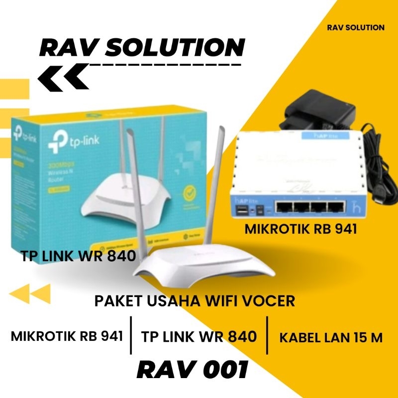 PAKET USAHA WIFI VOCER RAV 001 FULL SETTING DAN TRANING