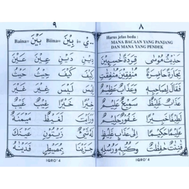 Buku Iqro Cara Cepat Membaca Alquran / Syamil Quran
