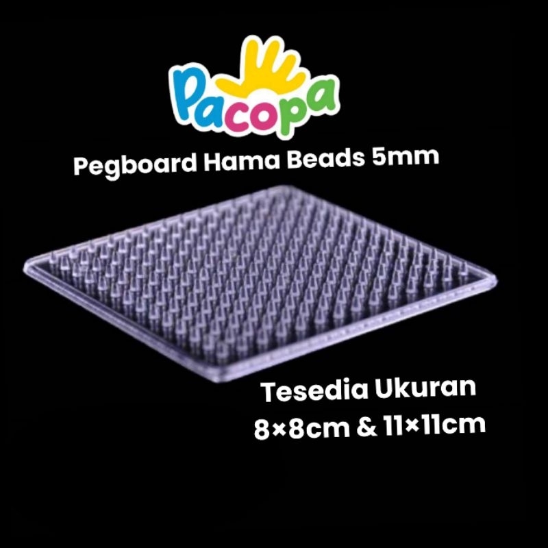 [PACOPA] Pegboard Hama Beads 5mm Tray Perler Midi 5mm Beads  Small Tray Pegboard 5mm