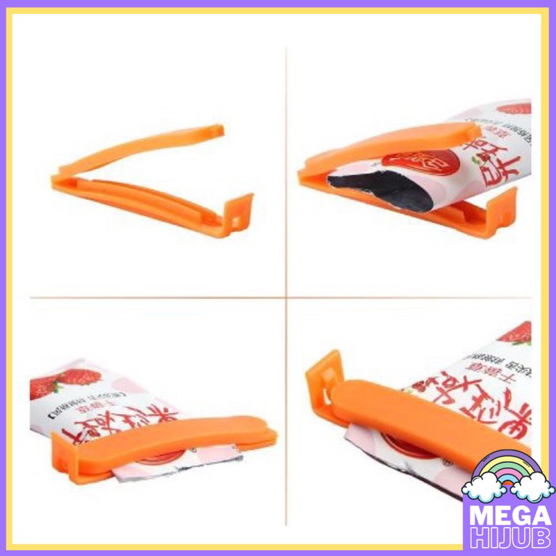 Clip Food Penjepit Plastik Bungkus Makanan Klip Sealing Snack Sealer Segel Jepit Ringan Cemilan