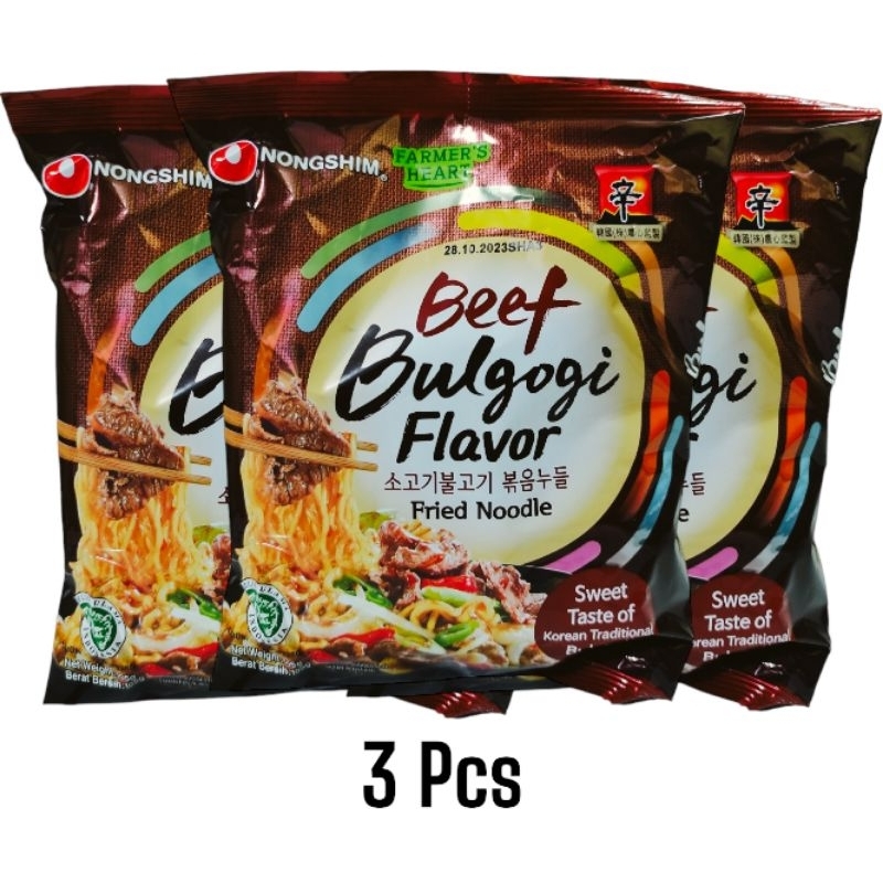 

Nongshim Beef Bulgogi 3 × 105 gr | Nongshim Bulgogi | Nongshim Halal | Mie Nongshim