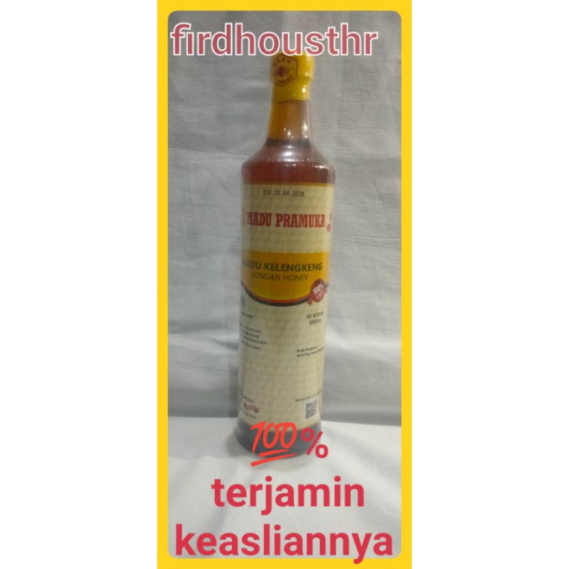 

Madu pramuka klengkeng 650ml