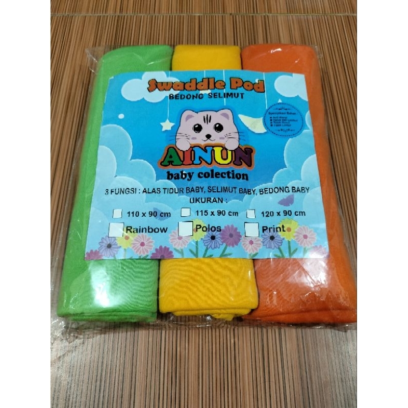 Bedong Bayi Polos Warna Bedong Bayi Jumbo Bedong Ainun