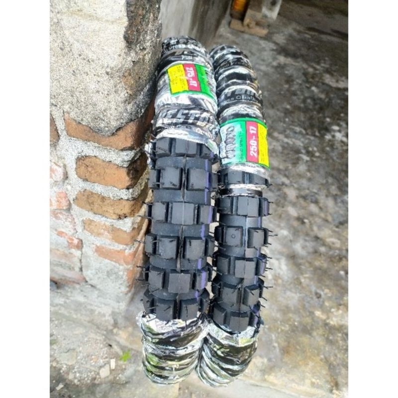 Ban Tahu / Ban Cross Motor Bebek Jupiter , revo , supra , karisma dll Bisa pilih Ukuran 2.50-17 & 2.