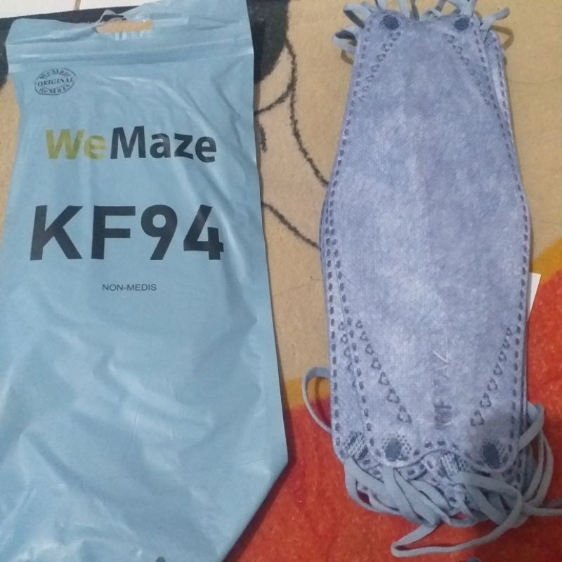 Masker KF94 4ply WeMaze by We Mask earloop Original embos WeMaze, Harga 10pcs/pack