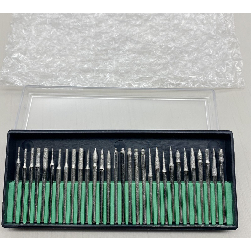 Mata Grafir Bor Ukir 30 Pcs Alat Grinding Needle Engrave Engraving Diamond