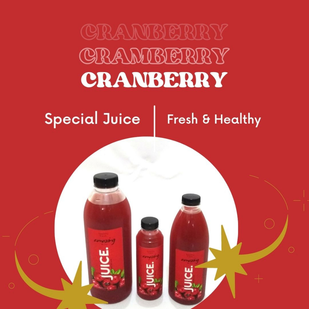 

Segar Jus Cranberry Fresh Juice 250ml 600ml 1 Liter