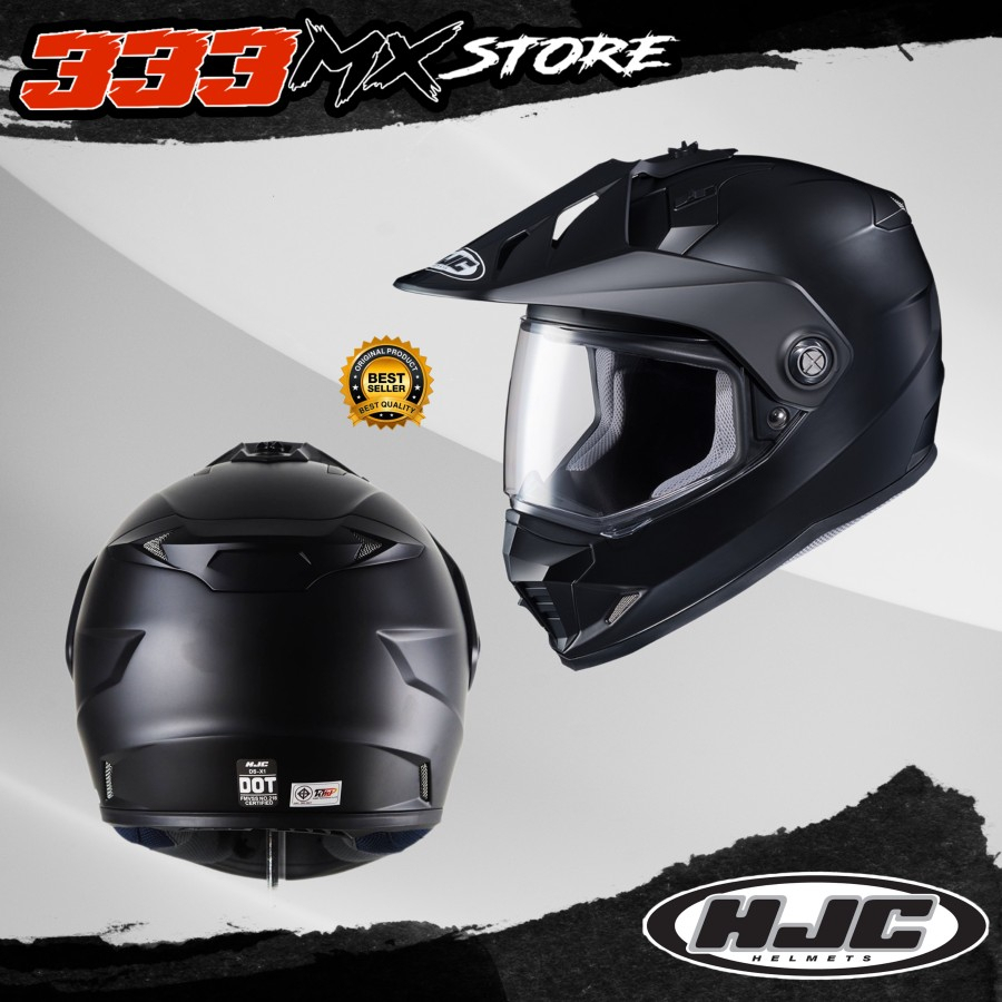 HELM HJC DS X1 BLACK HELM HJC DS X1 BLACK ORIGINAL