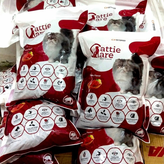 Cattie Care Tuna Repack 800gr 800 gr Makanan Kucing Bolt Bagus Pakan Catie