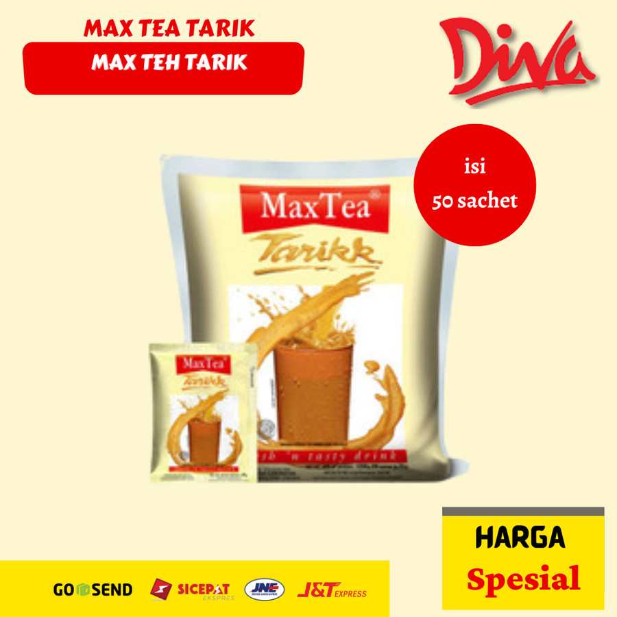 

Max Tea Teh tarik 30 / max teh tarik isi 50 sachet @25 gr