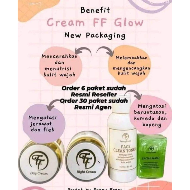 Cream ff glowing by Fenny frans