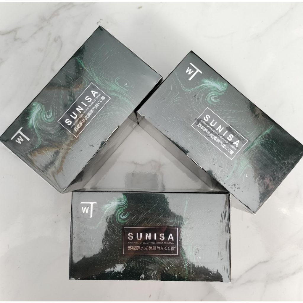 Paket Hemat 3 PCS Bedak Sunisa Cushion BB Cream
