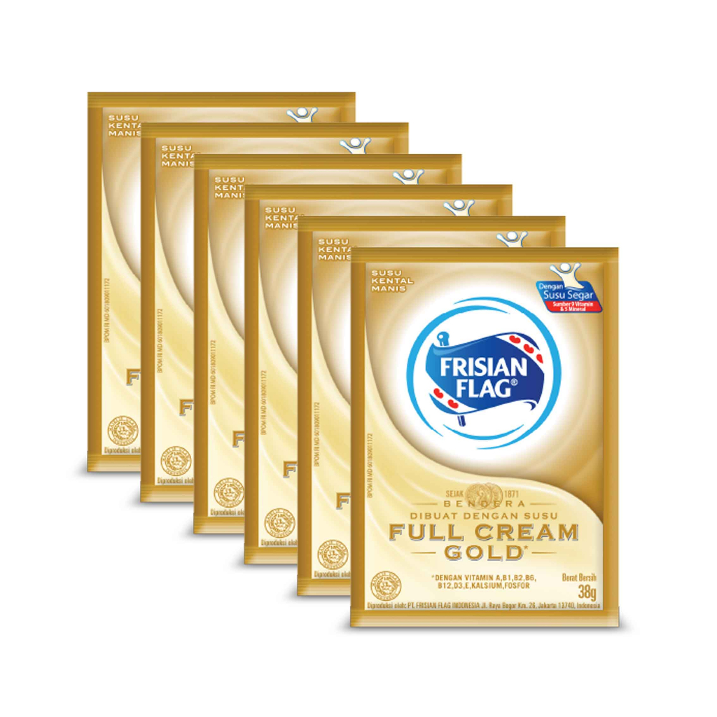 SUSU KENTAL MANIS FRISIAN FLAG FULL CREAM GOLD 38g