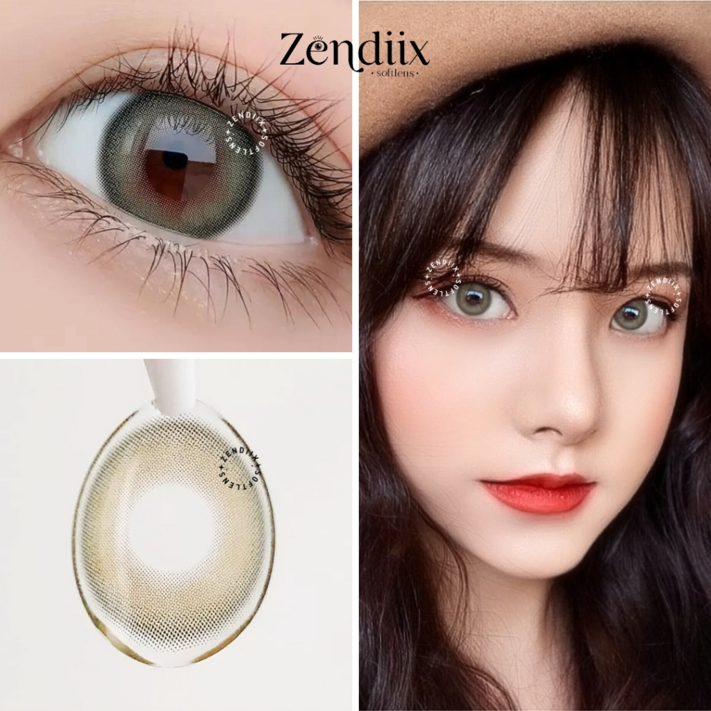 Softlens EYESM Warna SAGE GREEN 14.2mm Normal Minus