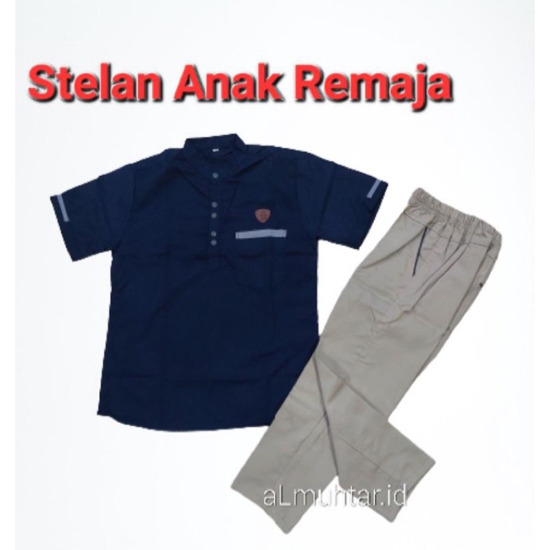 Setelan Anak Remaja Kurta dan celana cinos // kurta anak setelan