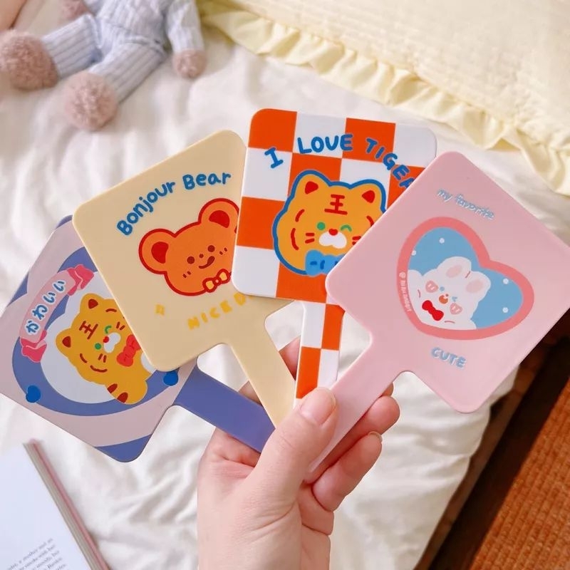 CERMIN GAGANG KAWAII LUCU TRAVELING MIRROR RT132