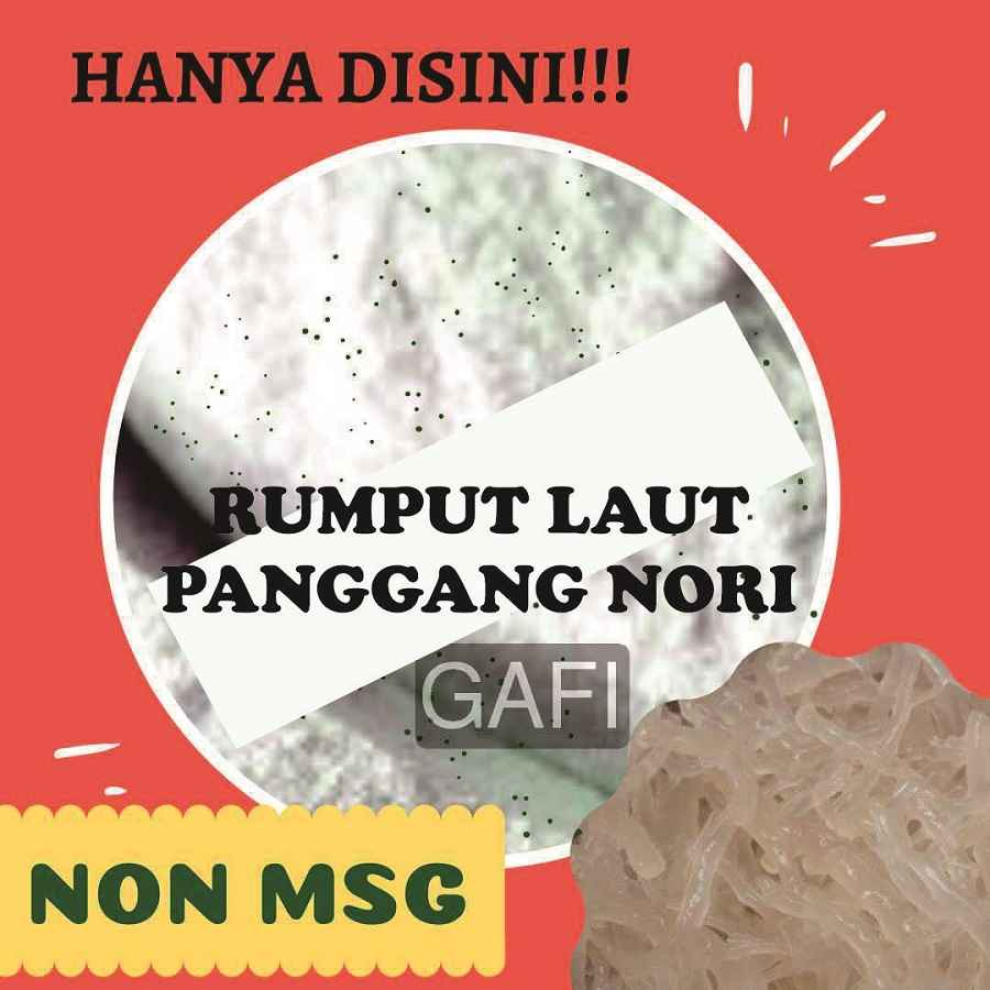 

Bumbu Tabur Rumput Laut Panggang Nori NON MSG 1 Kg Bubuk Roasted Seaweed 1 Kg Premium Asin MSG Halal Powder Kiloan buat Aneka Rasa Makanan Instan Gafi Seaweed Viral