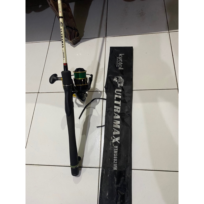 reel ryobi dan joran kyoto