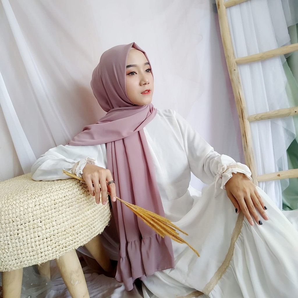 RX FASHION - Jilbab Pashmina Ruffle Sabyan Diamond