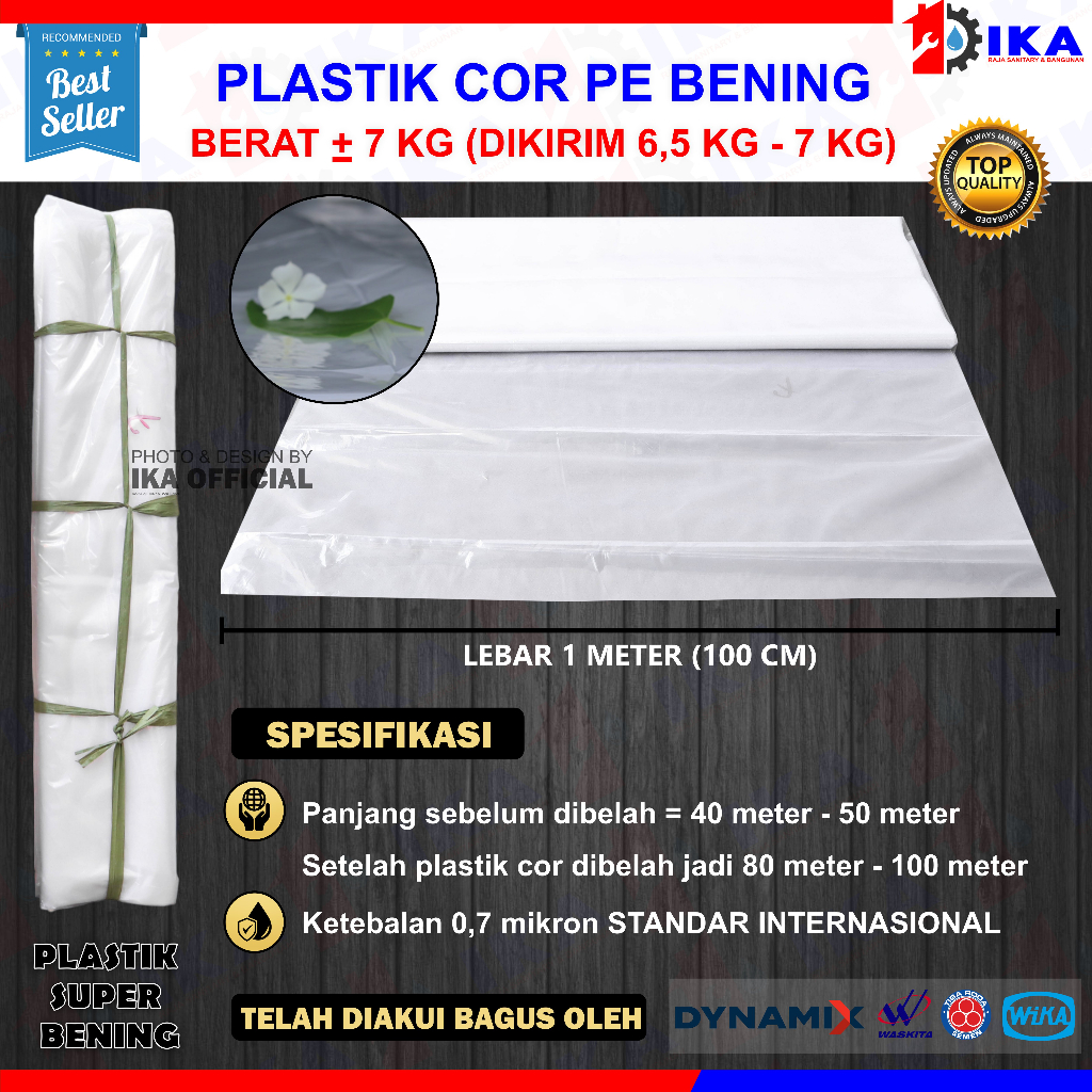 (KHUSUS GOJEK/GRAB) PLASTIK COR BENING ± 6 7 10 KILOGRAM TERMURAH TEBAL / SARUNG PENUTUP / TEBAL 2 LAPIS COVER SHEET